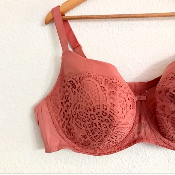 Auden Balconette Bra Faded Rose Pink Lightly Lined - Picture 5 of 5